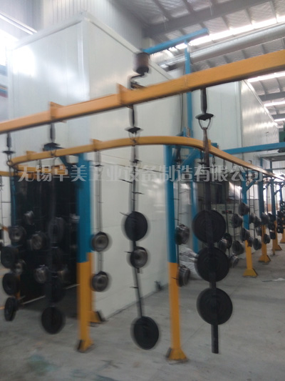 懸掛鏈噴漆烘干房